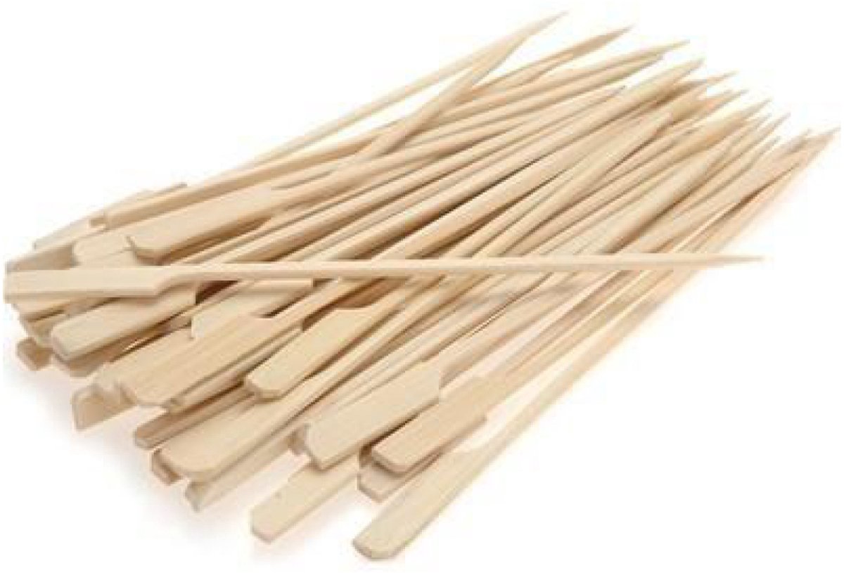 ISAP FRANCE - 200 bamboespiesjes 15 cm voor spiesjes en cocktails