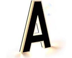 Top 10 huisnummers voor buiten 2026: LED huisnummerbord met letter A