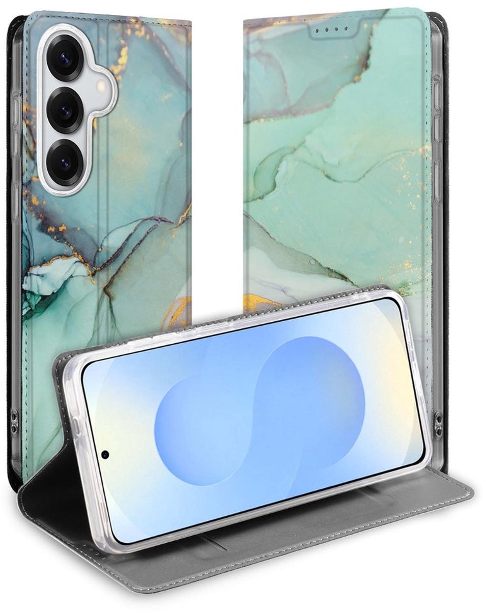 Samsung Galaxy S26 Book Cover Watercolor Mix