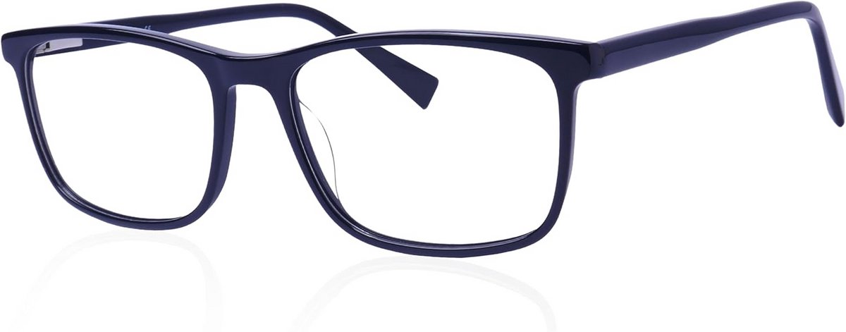 Vierkante Leesbril Zwart met Blauw Lichtfilter en UV-bescherming | Kwaliteit Opticiens