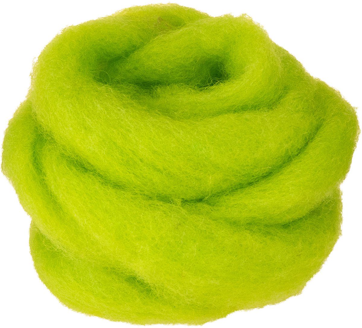 Groene zachte viltwol voor decoratie en creatieve projecten 200 cm
