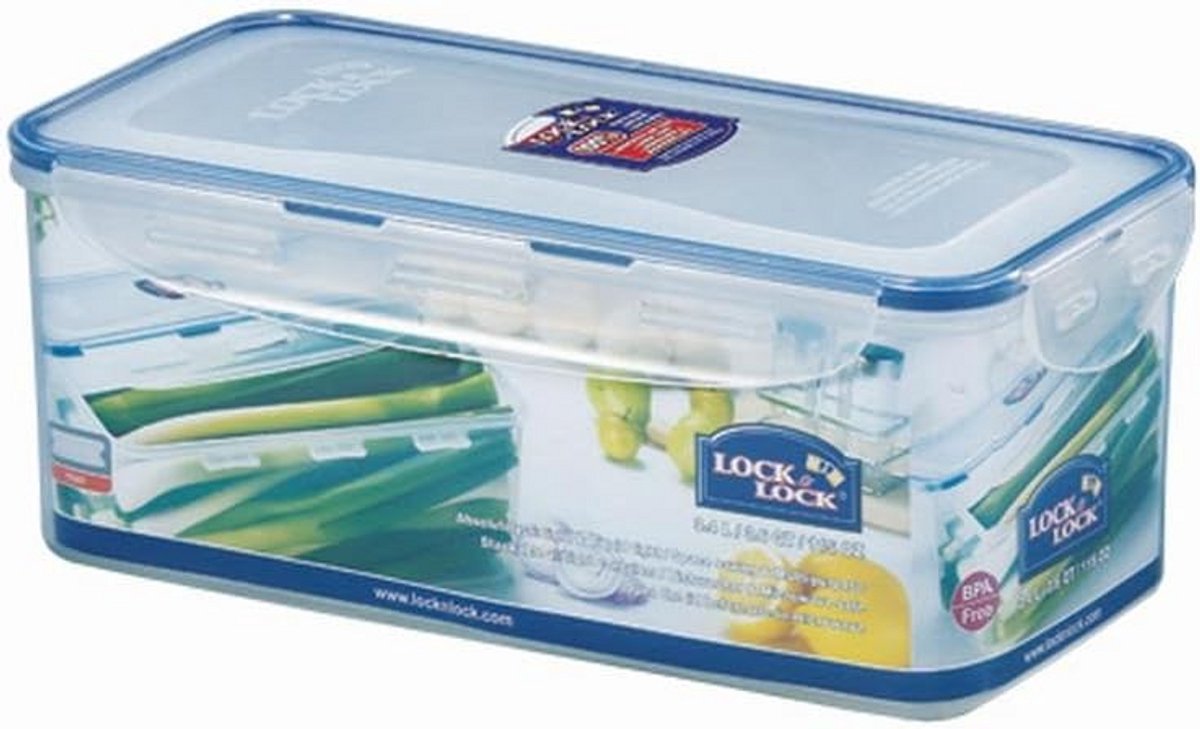 Set van 2 Broodtrommels met Luchtdichte en Waterdichte Sluiting - 3,4 Liter Kunststof
