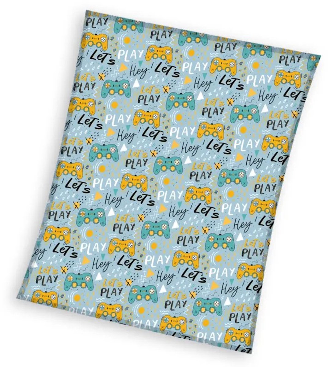 Sweet Home Fleece plaid Controllers 130 x 170 cm