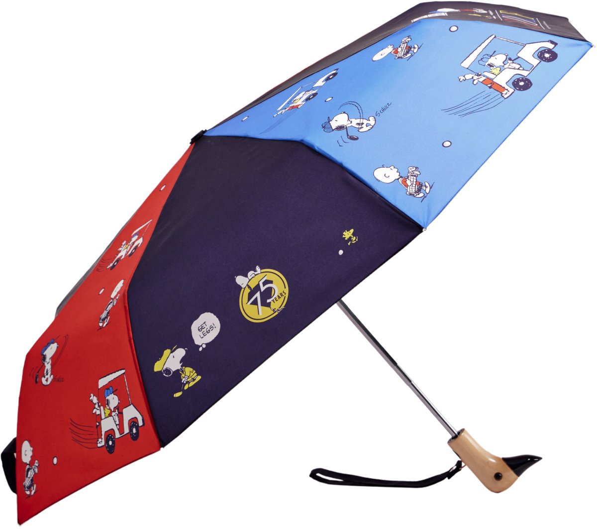 Original Duckhead - Peanuts - Golf - Compact Duck Paraplu - Snoopy
