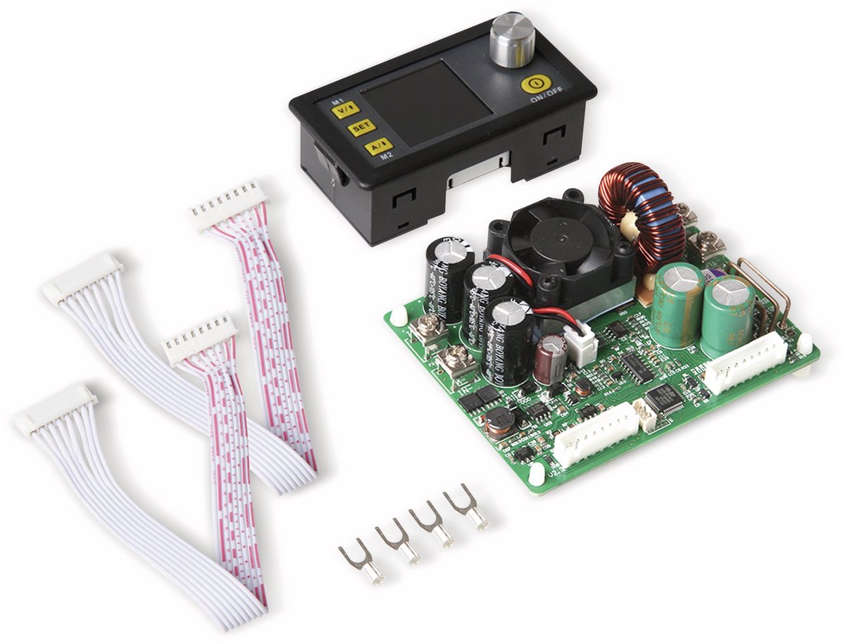 Joy-it JT-DPS5015 Labvoeding, regelbaar 0 - 50 V 0 - 15 A 750 W Schroefklem Op afstand bedienbaar, Programmeerbaar, Sma