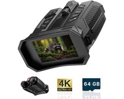Zoomble 4K Nachtkijker AIR met WiFi & Camera – 800m Nachtzicht – Afstandsmeter + Kompas – 4” HD Scherm – Inclusief 64GB SD-kaart & Afstandsbediening