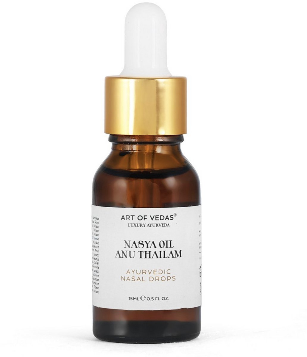 Ayurvedic Nasya Oil - Anu Thailam 15ml | Traditionele neustherapieolie voor sinus en ademhalingswellness