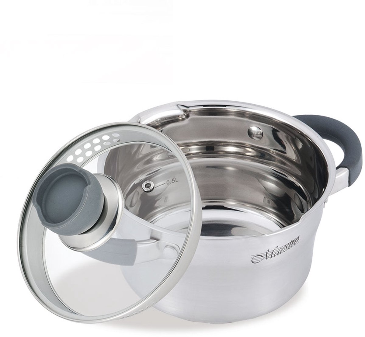 Maestro Kookpan met Zeefdeksel - 5.6L - Inductie - RVS