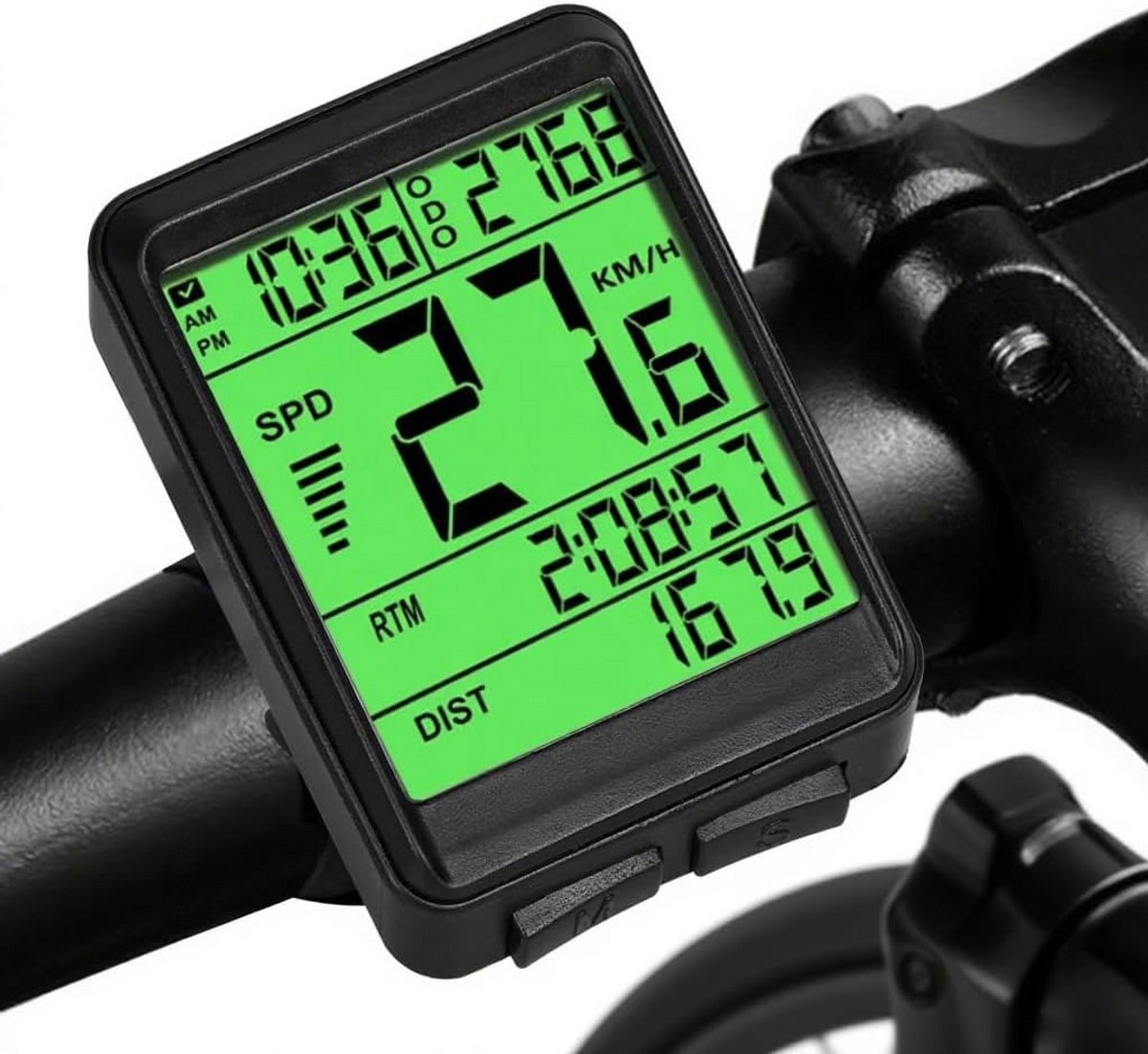 Kilometerteller Fiets - Snelheidsmeter - Fietscomputer Draadloos