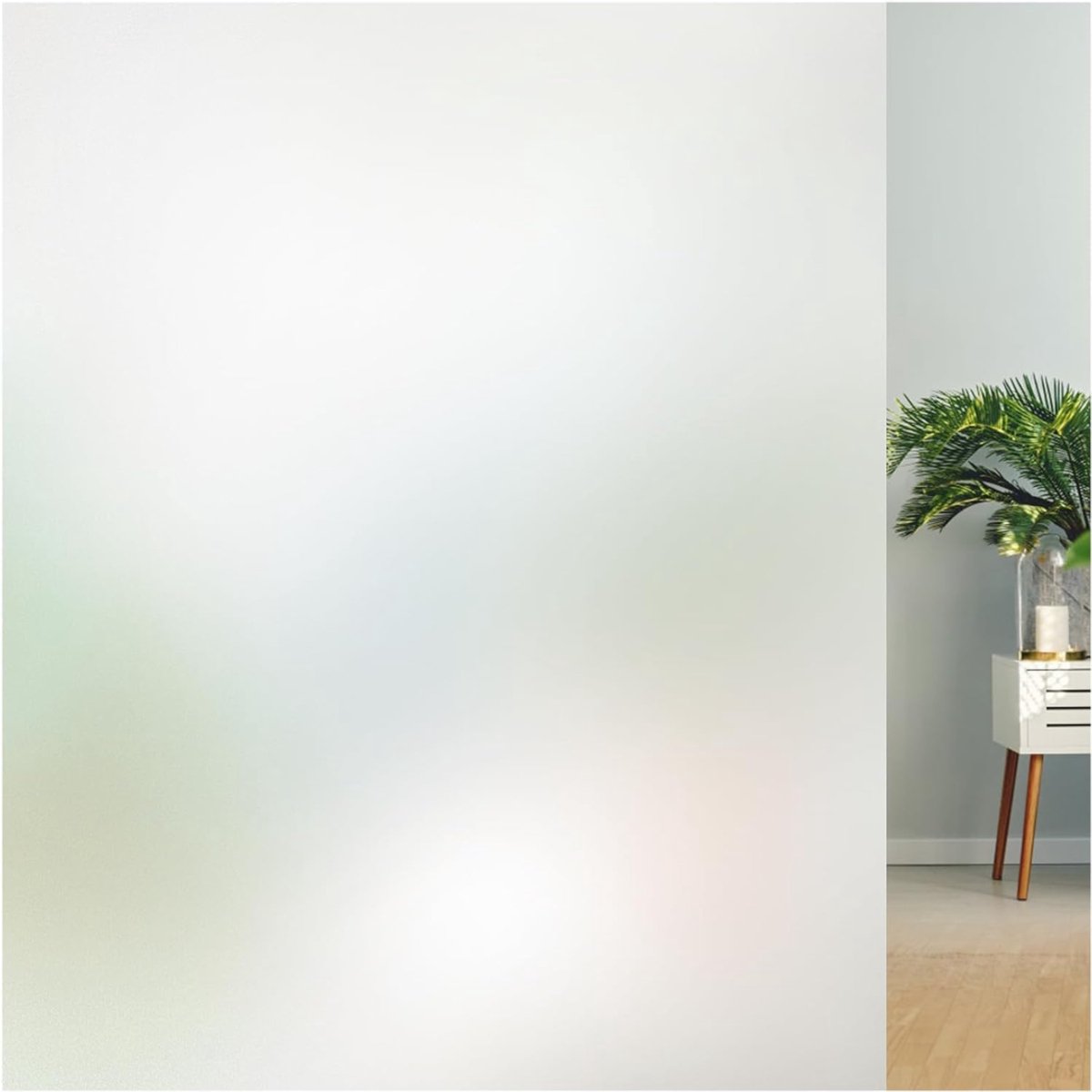 SNJY® Raamfolie Anti Inkijk - Raamfolie Statisch - Raamfolie Zelfklevend - 45 x 200 cm - Mat