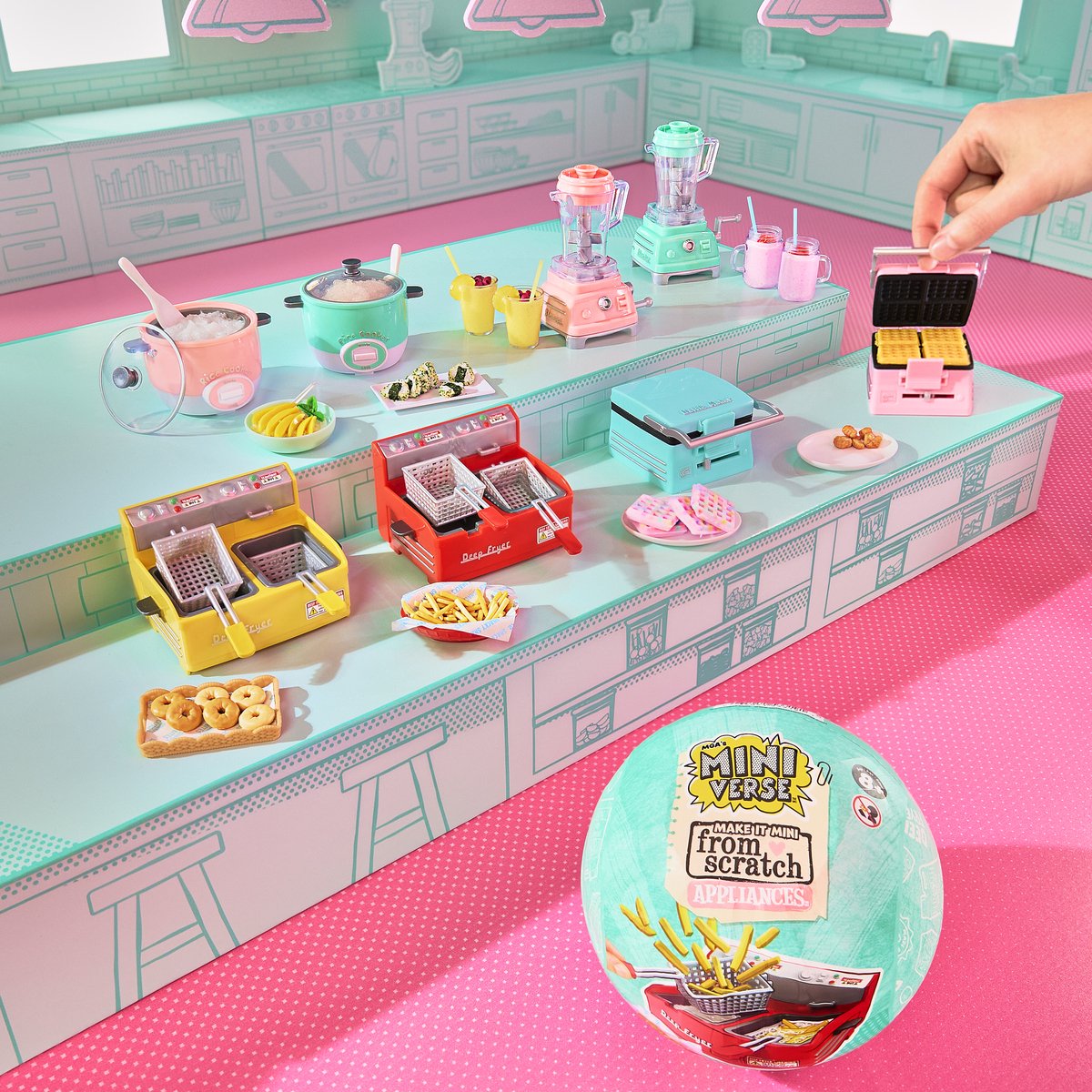 Miniverse - Make It Mini Appliances Series 3 - Knutselset - Miniaturen Maken — cadeau in Spellen & Speelgoed - foto 7
