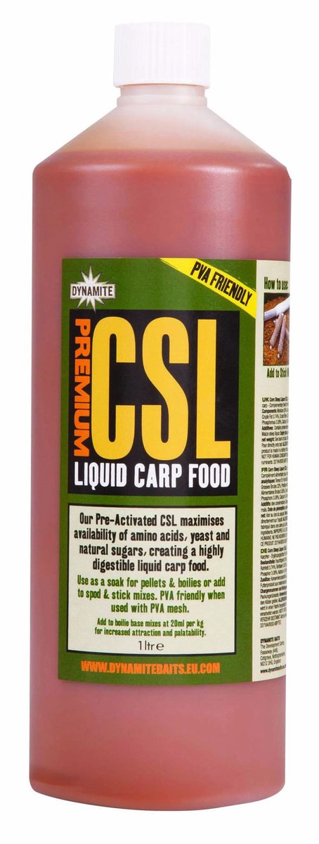 Dynamite Baits Liquid Carp Food - 1L CSL van Dynamite Baits — afbeelding 3