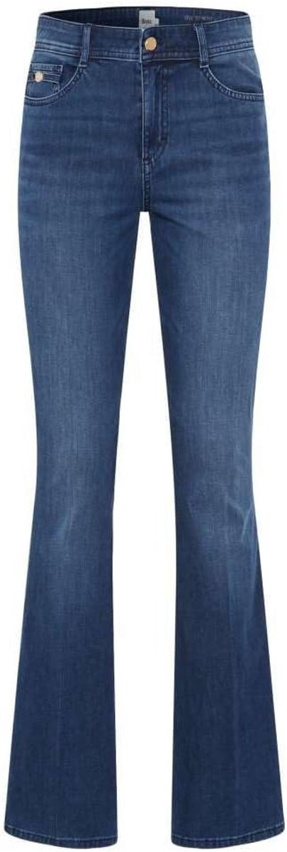 Dames Jeans Bootcut Hoge Taille Vrije Beweging Stretch