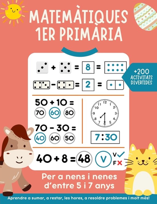 Matemàtiques 1 primària - cover