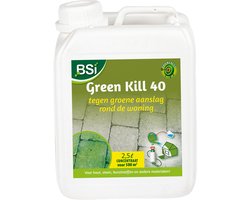 BSI - Green Kill 40 - Tegen groene aanslag rond de woning - 2,5 L voor 500 m²