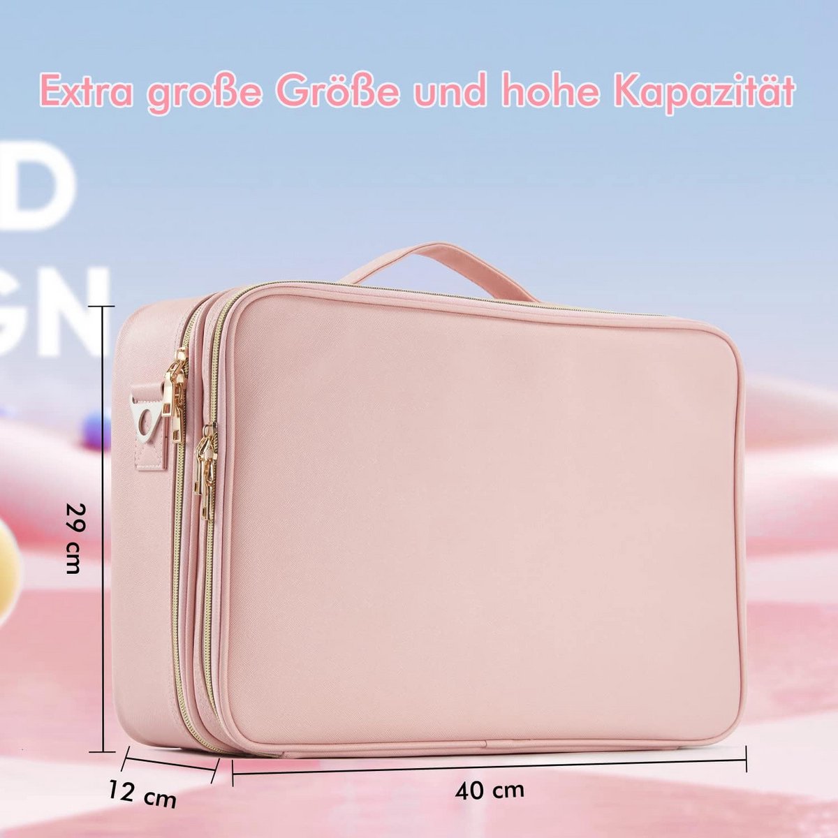 Kapperskoffer - Kapperstas - Visagie - Cosmetica Organizer - Reisformaat
