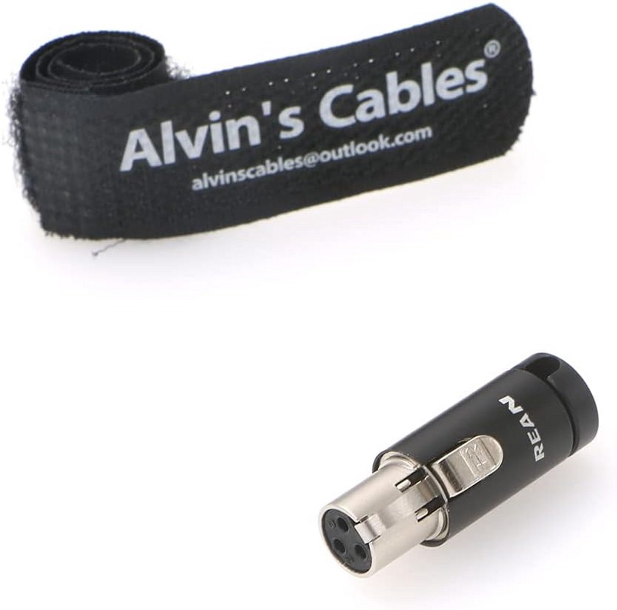 Mini XLR 3-Polige Vrouwelijke Connector Low-Profile voor Microfoon Kabel
