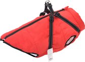 vidaXL - Hondenjas - Rood - L48 - Fleece - en - polyester