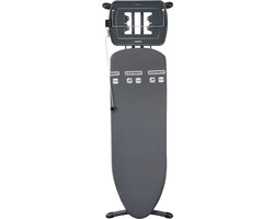 Planche à repasser Leifheit Air Board Express M Solid - 120x38 cm - convient pour générateur de vapeur - noir