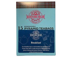 Ontbijtthee – Assam Blend in Piramidezakjes – Edinburgh Tea and Coffee