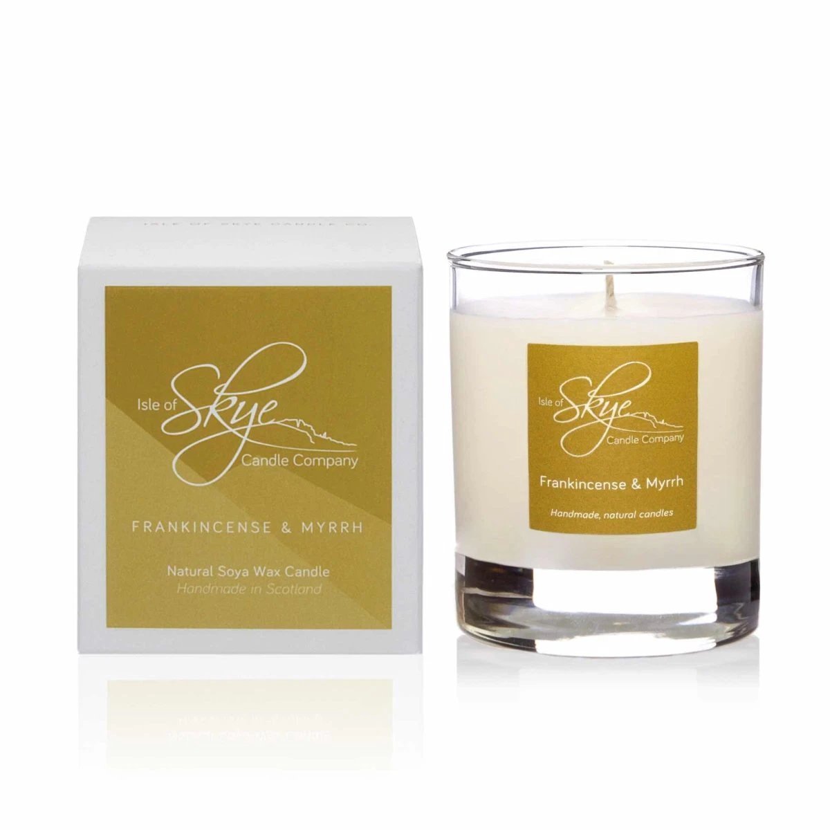Geurkaars Wierook Small - 30 uur - Sojawas - Isle of Skye Candle