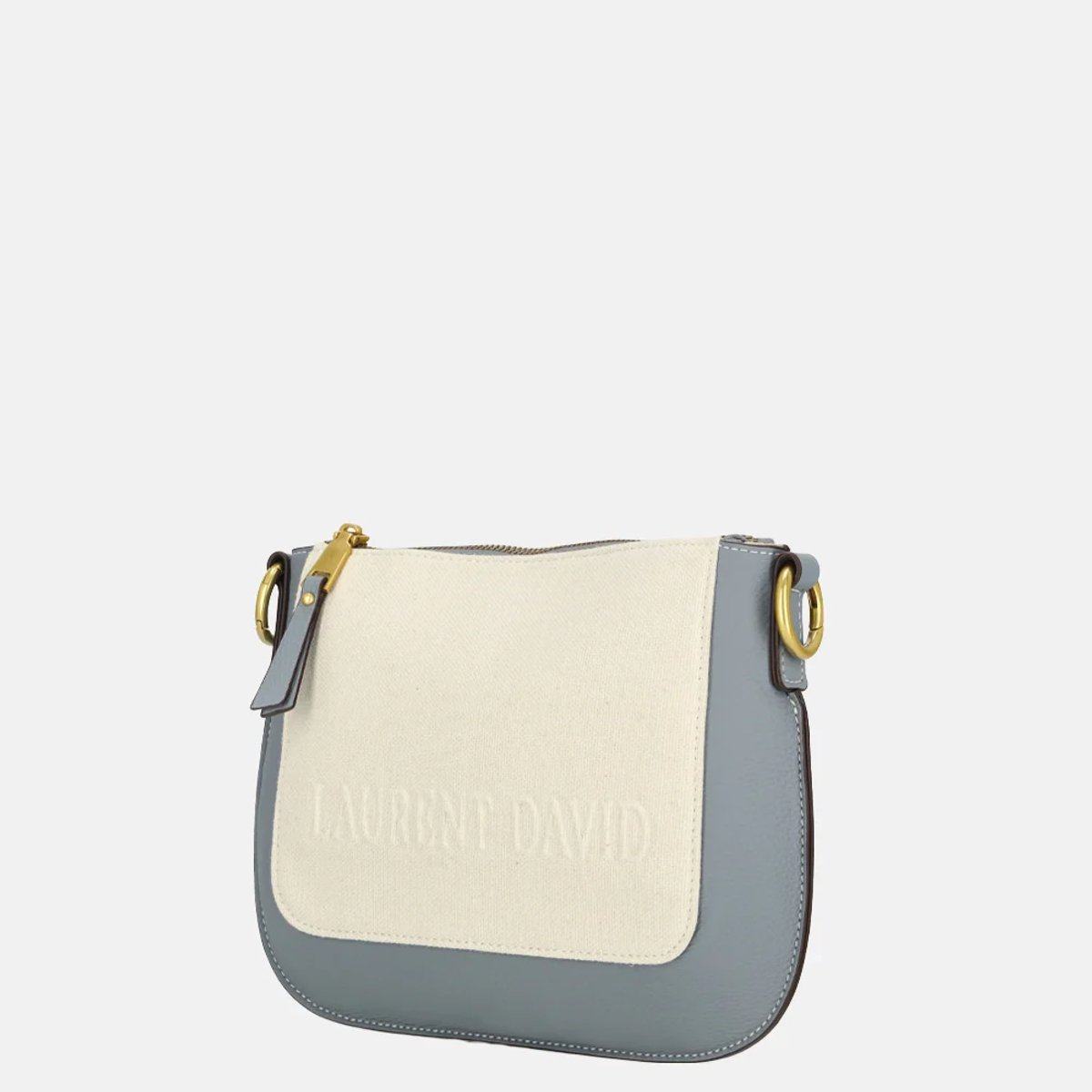 Laurent David Cato crossbody tas lichtblauw