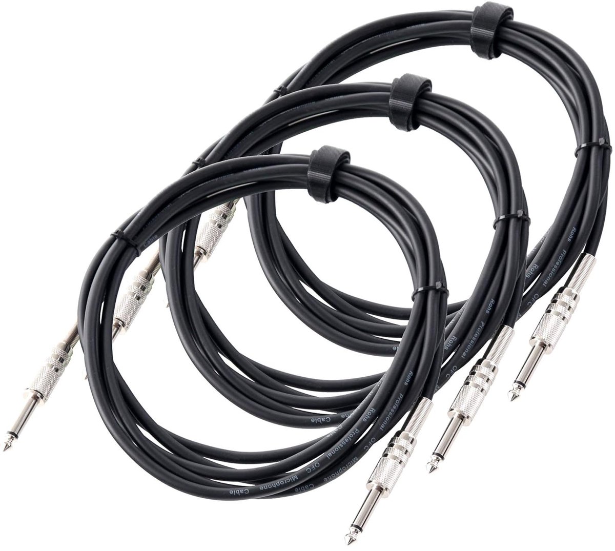Instrumentkabel - Audio kabel - Muziekapparatuur - Hoge overdracht - 3 meter - Zwart