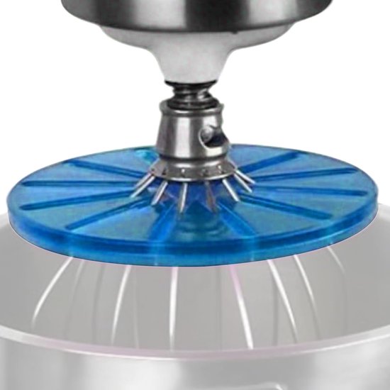 Mixer Accessoire - Spatbeschermer Keuken - Schoon Koken - Slimme Morspreventie - 14 cm Breed - Blauw — afbeelding 5
