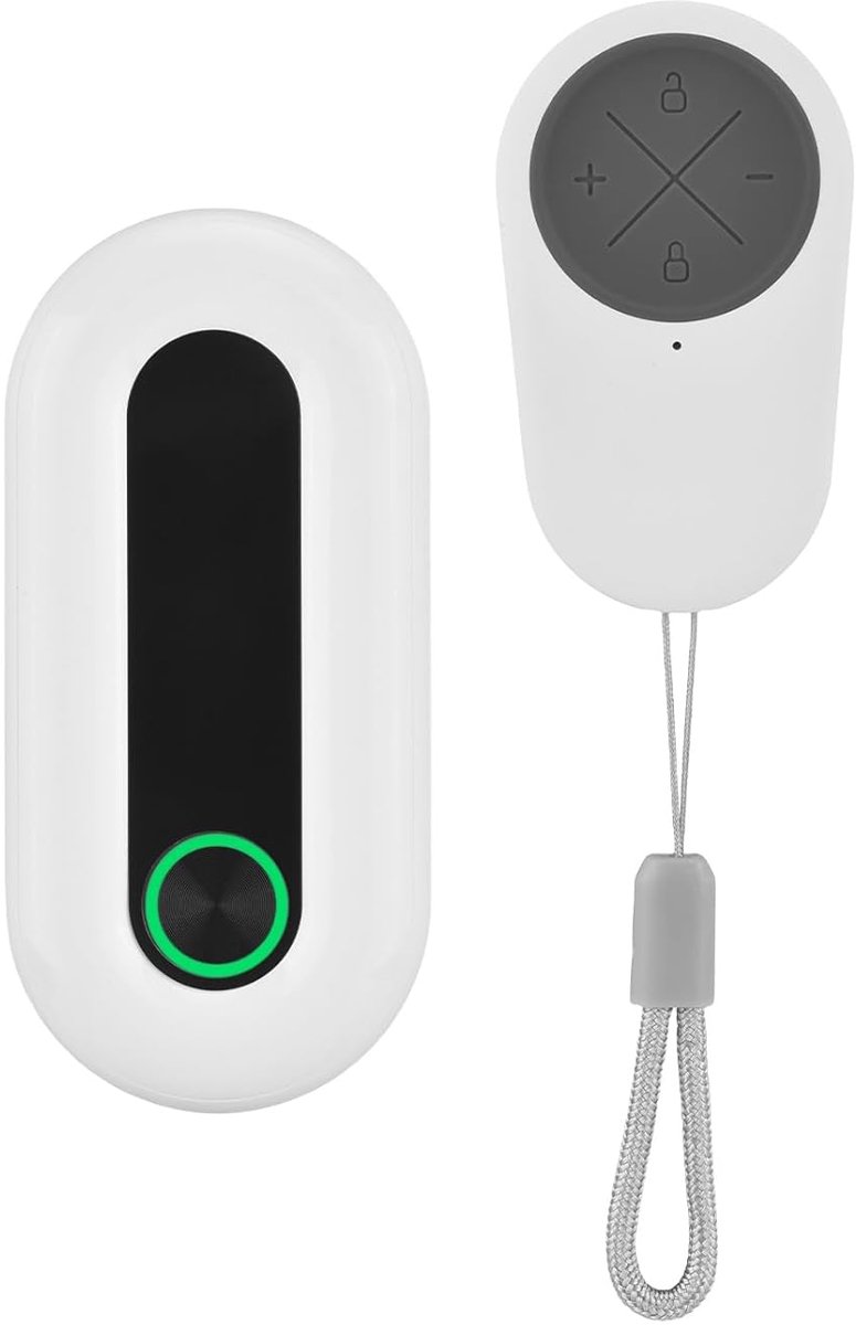 Deurvenster Alarm - Beveiligingssensor Huis - Inbraak Voorkomen - Gemakkelijke Installatie - 9 x 4 x 2 cm - Wit