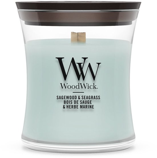 Shop Woodwick Candle Medium Vanilla Bean - Beige on