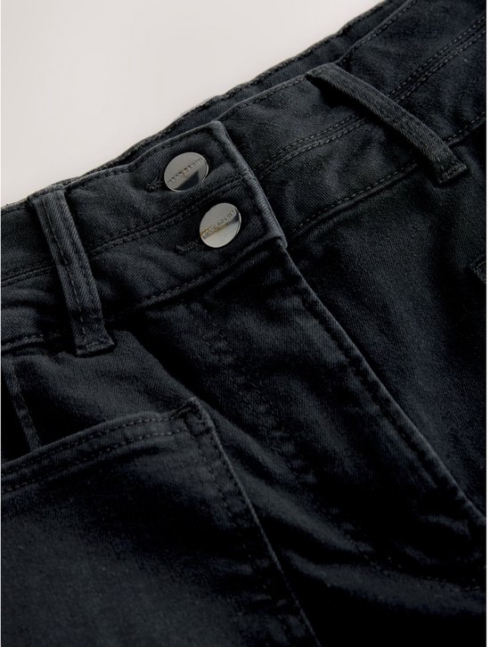 Next - Dames - Slim Lift and Shape Wide Leg Jeans - Zwart