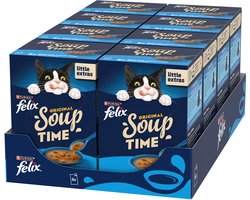 Felix Soup Tender Strips Vis - Kattenvoer Natvoer - 48 x 48 g