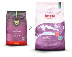 Husse Exclusive Katt Sterilised - Kattenvoer Droog, Kattenvoeding Droog, Kattenbrokken - Gesteriliseerd & Gecastreerd - 7 kg