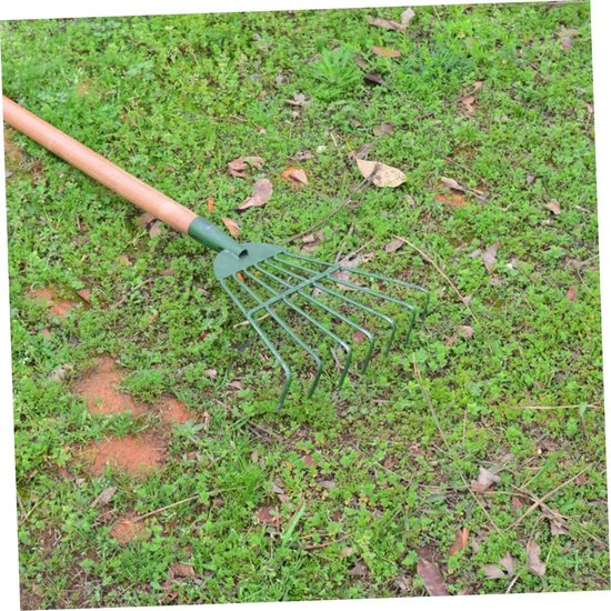 Blad Harken - Tuin Harken - Bladeren Verzamelen - Stevige Metalen Tanden - 32x30x5 cm - As Shown — afbeelding 4
