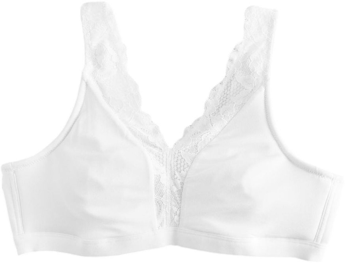 Next Dames - Superzachte Ultimate Comfort B-H beha zonder vulling en zonder beugel - Wit White
