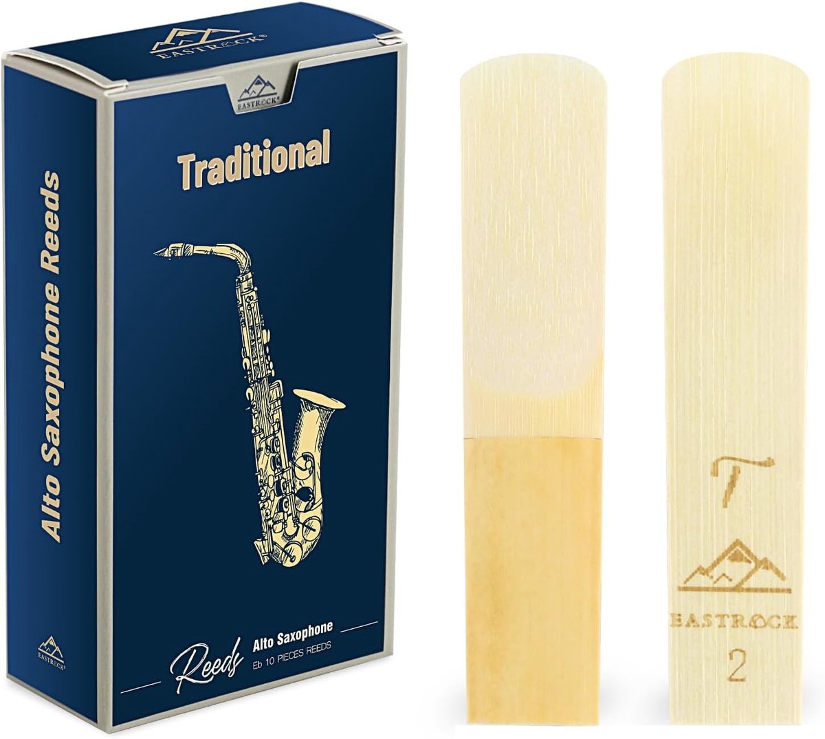 Altsaxofoon Riet - Saxofoon Blad - Muziek Maken - Professionele Kwaliteit - Sterkte 2.0