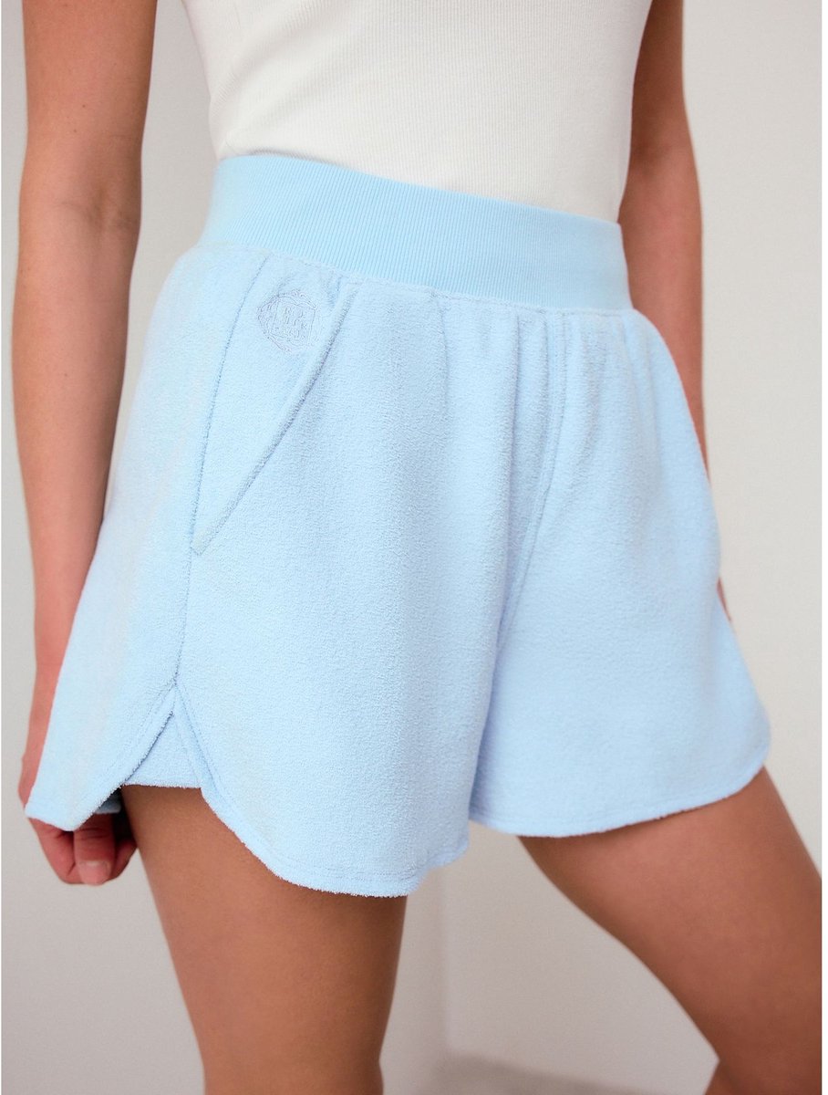 Next - Dames - Badstof short - Blauw