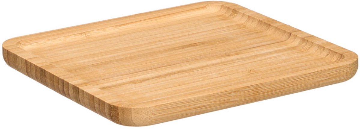 Kinvara Ronde Bamboe Dienblad 20 x 20 cm