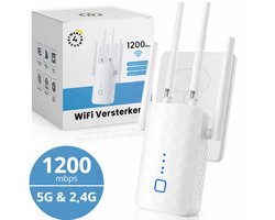 Twenty4seven® WiFi Versterker Stopcontact - WiFi Router 1200 Mbit/s - 5G & 2,4 G Internet Repeater - Extender & Booster Draadloos