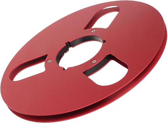 Lege Spoel - Tape Spoel - Muziek Afspelen - Drie Gaten Ontwerp - 10.5 Inch Diameter - Rood — afbeelding 5