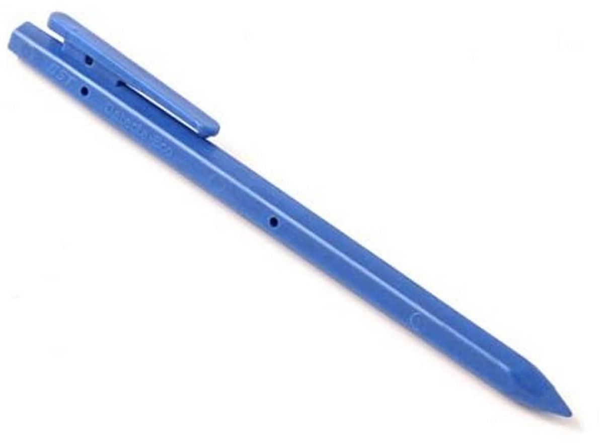 Styluspen - Pen met clip - Touchscreen bediening - Metalen detector - 14cm lang - Blauw