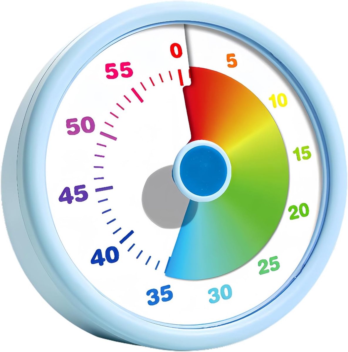 Visuele Timer - Stille Klok - Tijd Management - Visuele Countdown - 11 x 5 x 11 cm