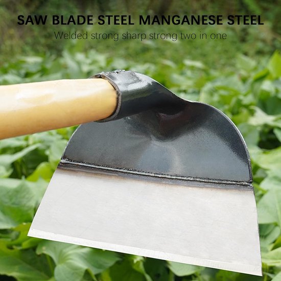 Tuinschoffel Staal - Wiedschoffel Hoofd - Onkruid Verwijderen - Zware Kwaliteit - 31.5 cm van Tuinschoffel. — afbeelding 2