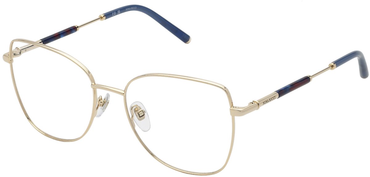 Nina Ricci VNR365 Oro rose' lucido 54/17/140 WOMAN Brilmonturen