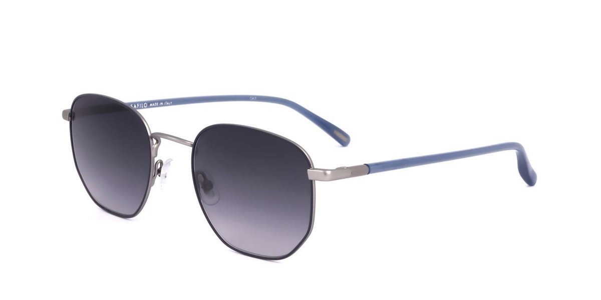 Safilo BUSSOLA 10/S Matte blue ruthenium 52/21/145 MAN Zonnebrillen