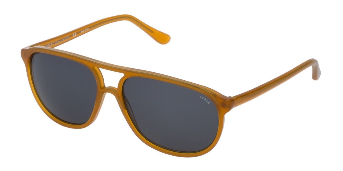 Lozza SL1827L Cognac trasparente opaco 58/15/140 UNISEX Zonnebrillen