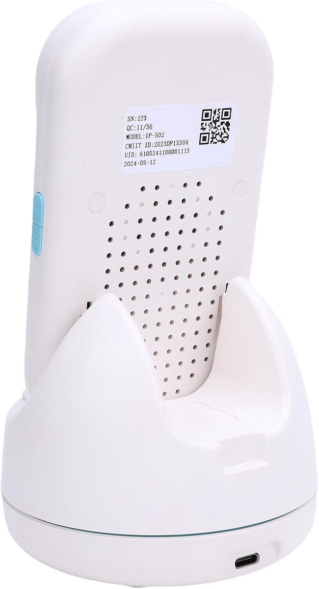Babyfoon met Camera - Video Baby Monitor - Thuisbeveiliging Kind - 2-weg Audio Functie - 18x16x11cm – foto 7