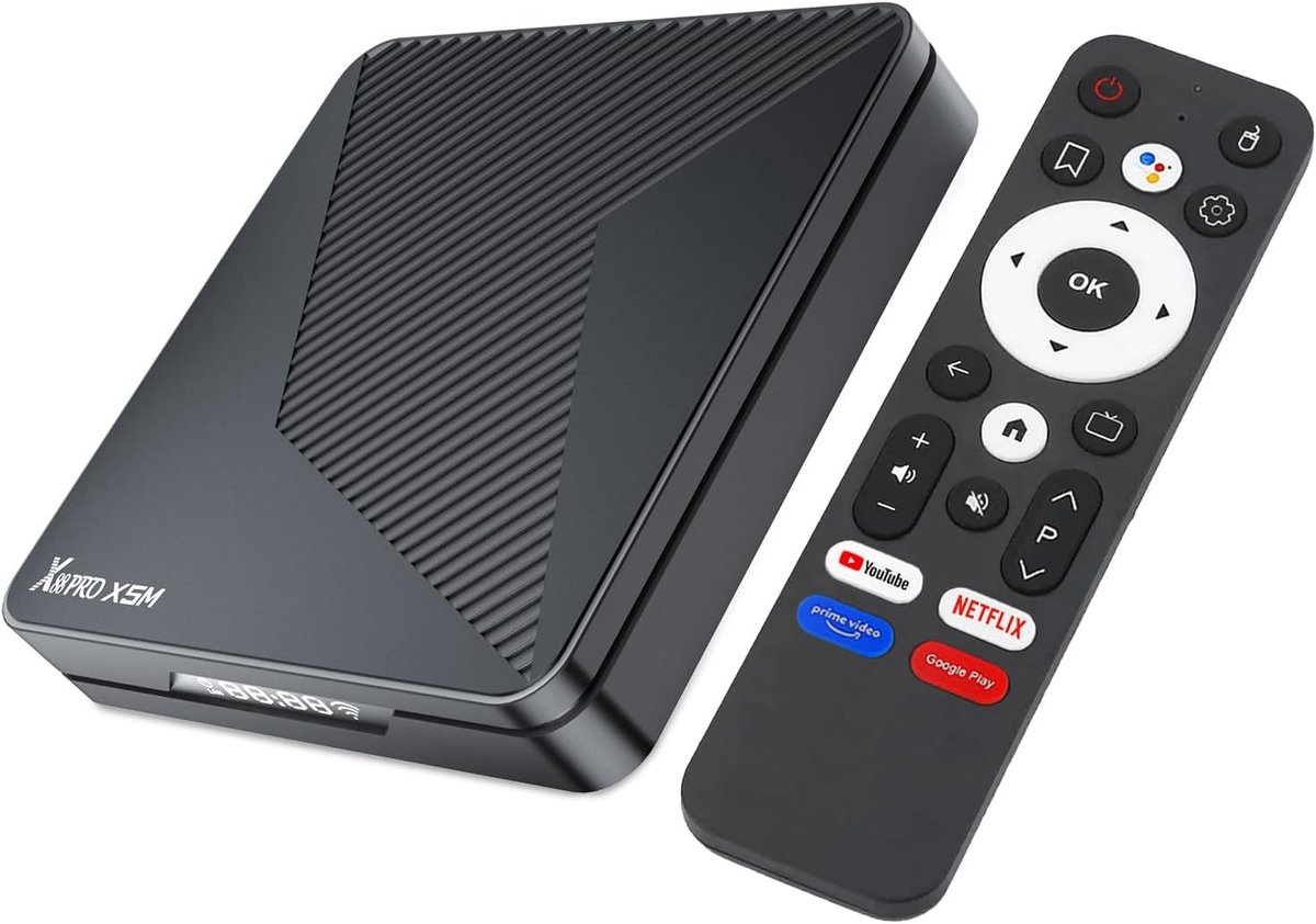 Smart TV Box - Android Media Speler - Streamen Films Series - 8K Ultra HD Resolutie