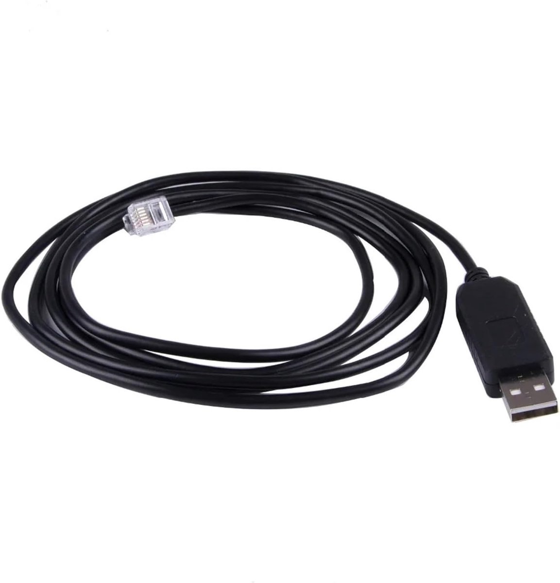 Seriële Kabel - USB TTL Adapter - Slimme Meter - 5V TTL Signalen - 18 Meter - Zwart