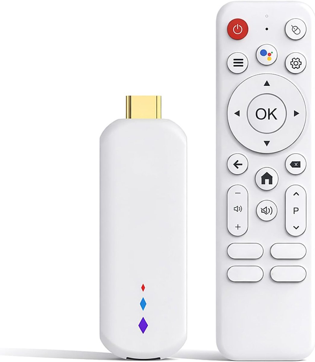 Smart TV Box - Streamingapparaat - Thuisbioscoop Streamen - Spraakgestuurde Afstandsbediening - 15 x 10 x 4.5 cm
